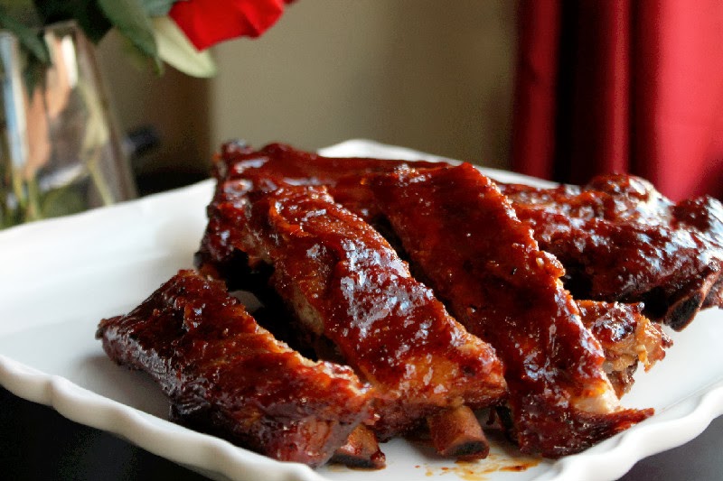 SLOW COOKED HONEY MUSTARD RIBS