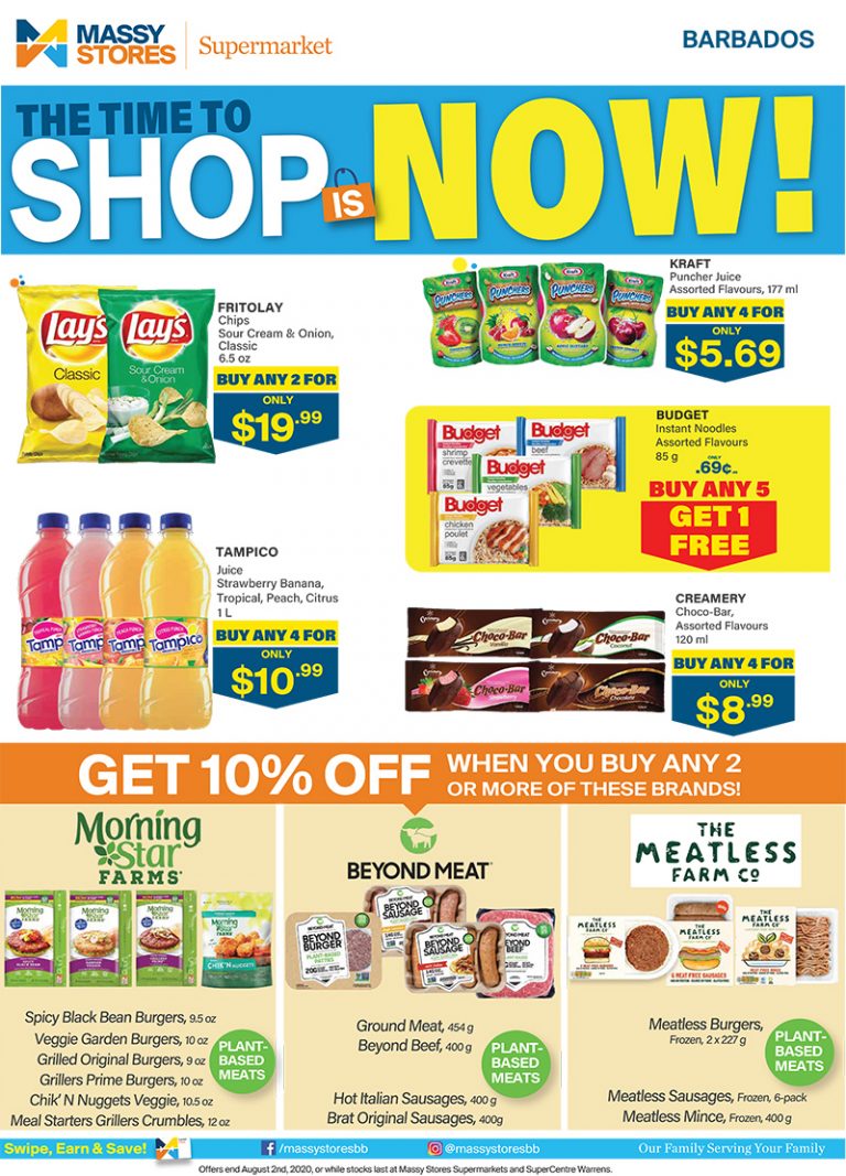 The time to shop is now! Massy Stores Barbados