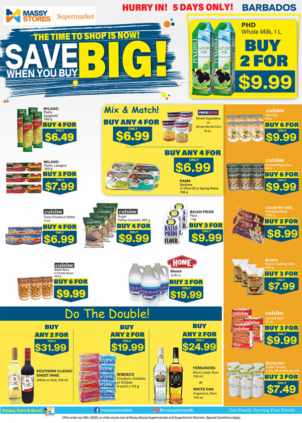 Save big when you buy Massy Stores Barbados
